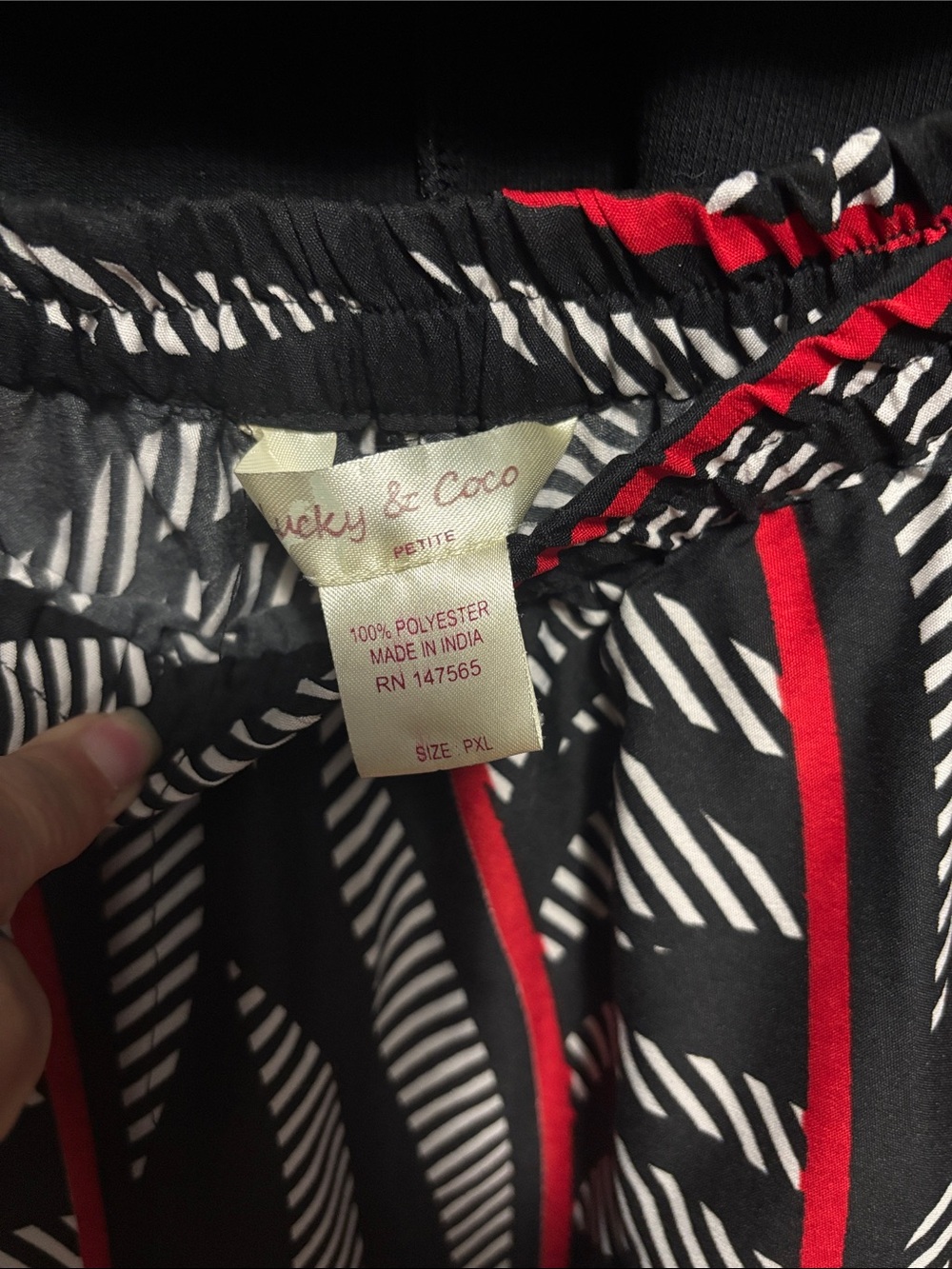 On 34th Black Puff Sleeve Top & Lucky & Coco Printed Maxi Skirt Set XL PXL - Picture 5 of 5